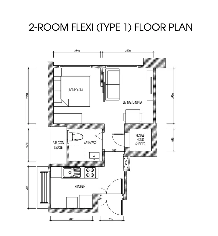 Sample Floorplan with Dimensions from the Bimeco Site