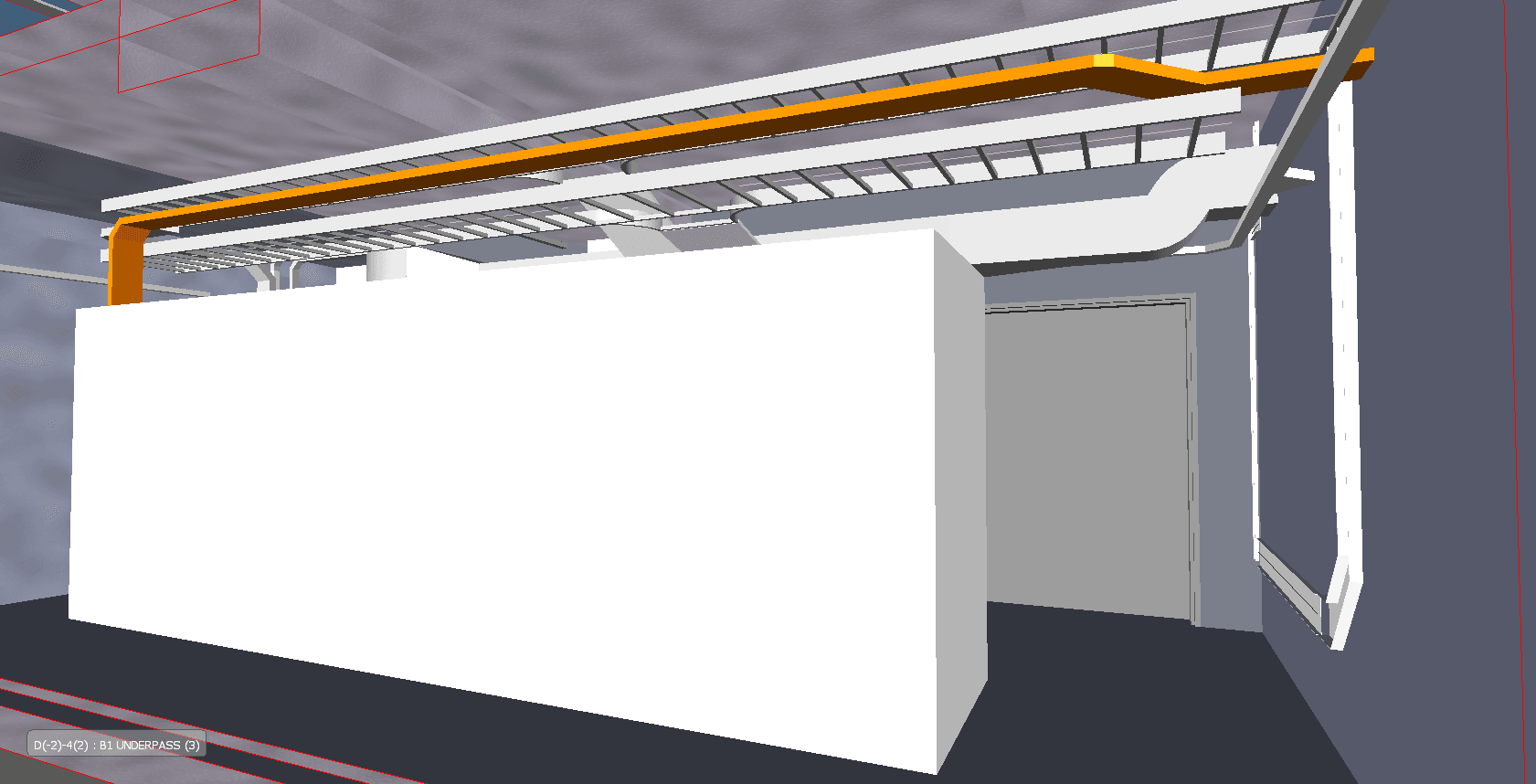 BIM model of electrical switchboard room