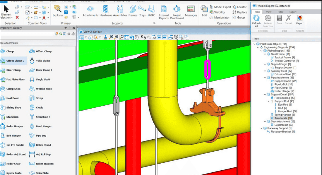 3D Equipment and Structural Layout