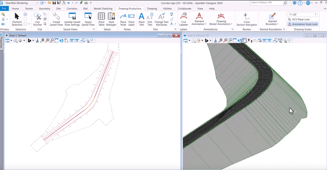 OpenRoads Designer screenshot
