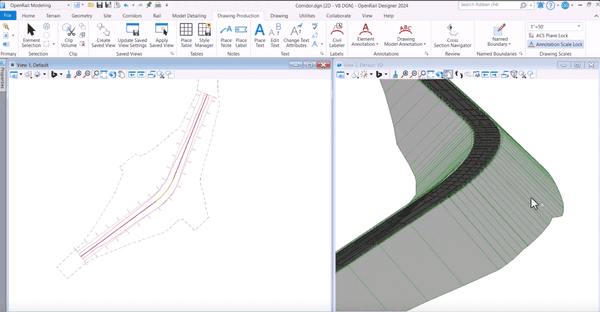 OpenRoads Designer workflow